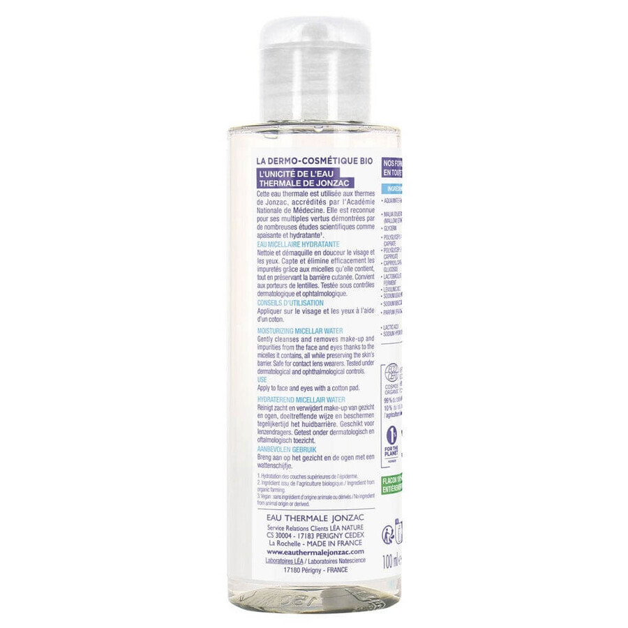 Eau thermale Jonzac organic moisturizing micellar water 100ml
