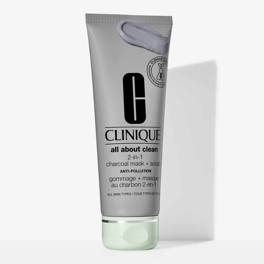 Clinique All About Clean Scrub and Charcoal Mask 2 in 1 121g