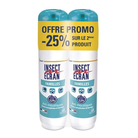Insect Ecran Piel Repelente de Mosquitos para la Familia 2x100ml