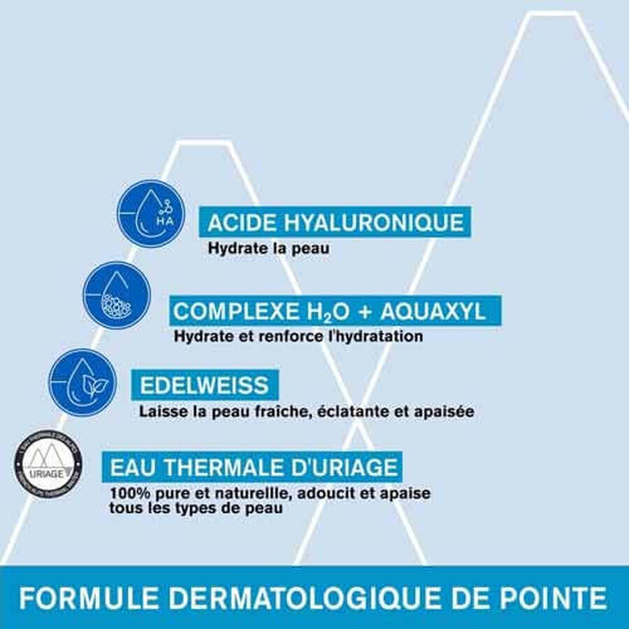 Uriage Eau thermale et Hydratation Masque D'eau Nuit Peaux Deshydratees 50ml
