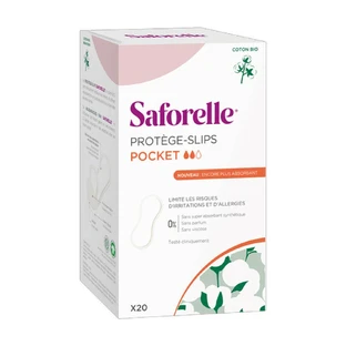 Saforelle Protect Slips Organic Cotton Pocket Size x20