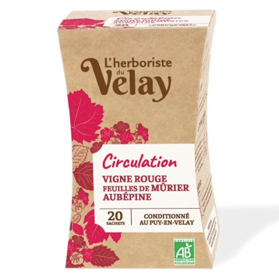 Pagès Infusion Circulation Bio 20 Sachets