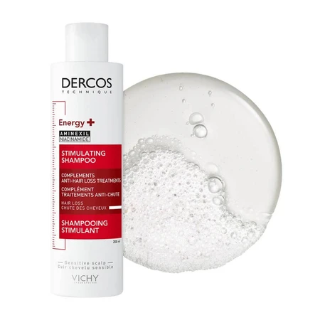 Vichy Dercos Energising Shampoo mit Aminexil Anti-Haarausfall-Ergänzung 200ml