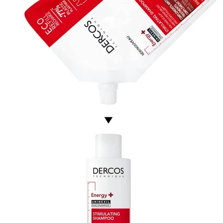 Vichy Dercos Energising Shampoo mit Aminexil Anti-Haarausfall-Ergänzung 200ml