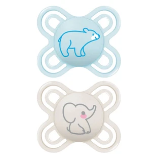 Mam Perfect Birth Symetric Silicone Pacifiers 0-2 months x2