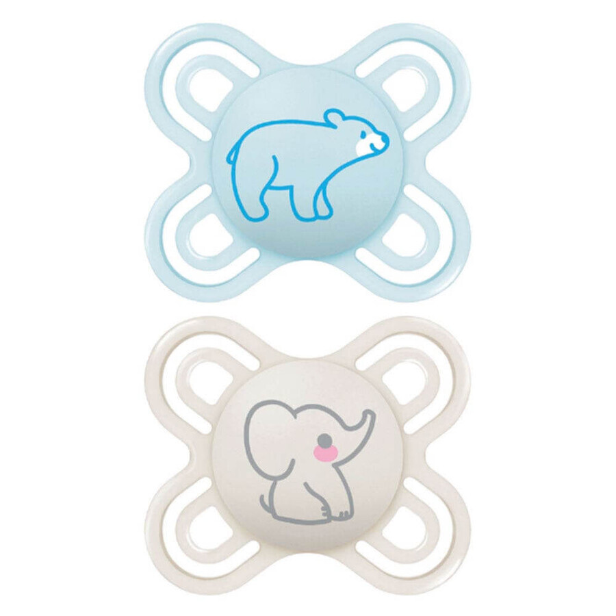 Mam Perfect Birth Chupetes de silicona Symetric 0-2 meses x2