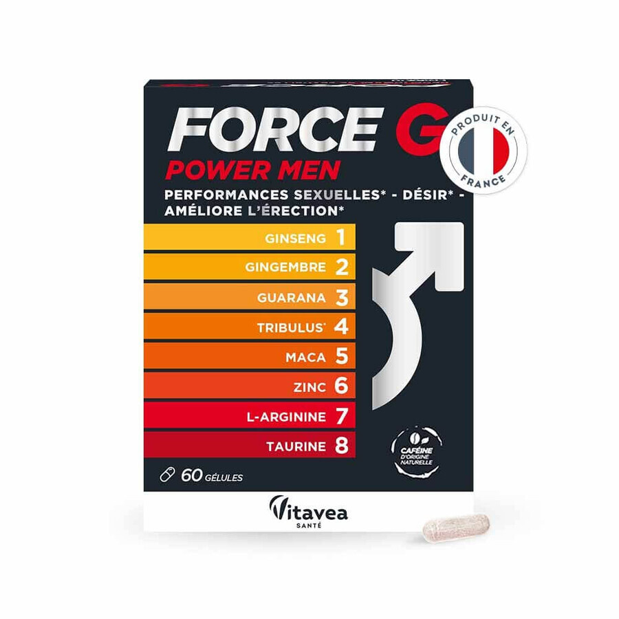 Vitavea Santé Force G Sexual Performance of Power Men 60 Capsules