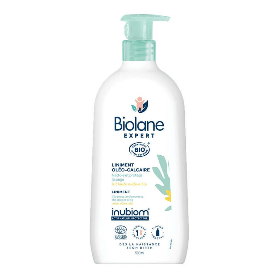 Boutique Biolane Expert Liniment Oléo-Calcaire Bio Nettoie & Protège 500ml Biolane Expert Liniment Oléo-Calcaire Bio Nettoie & Protège 500ml