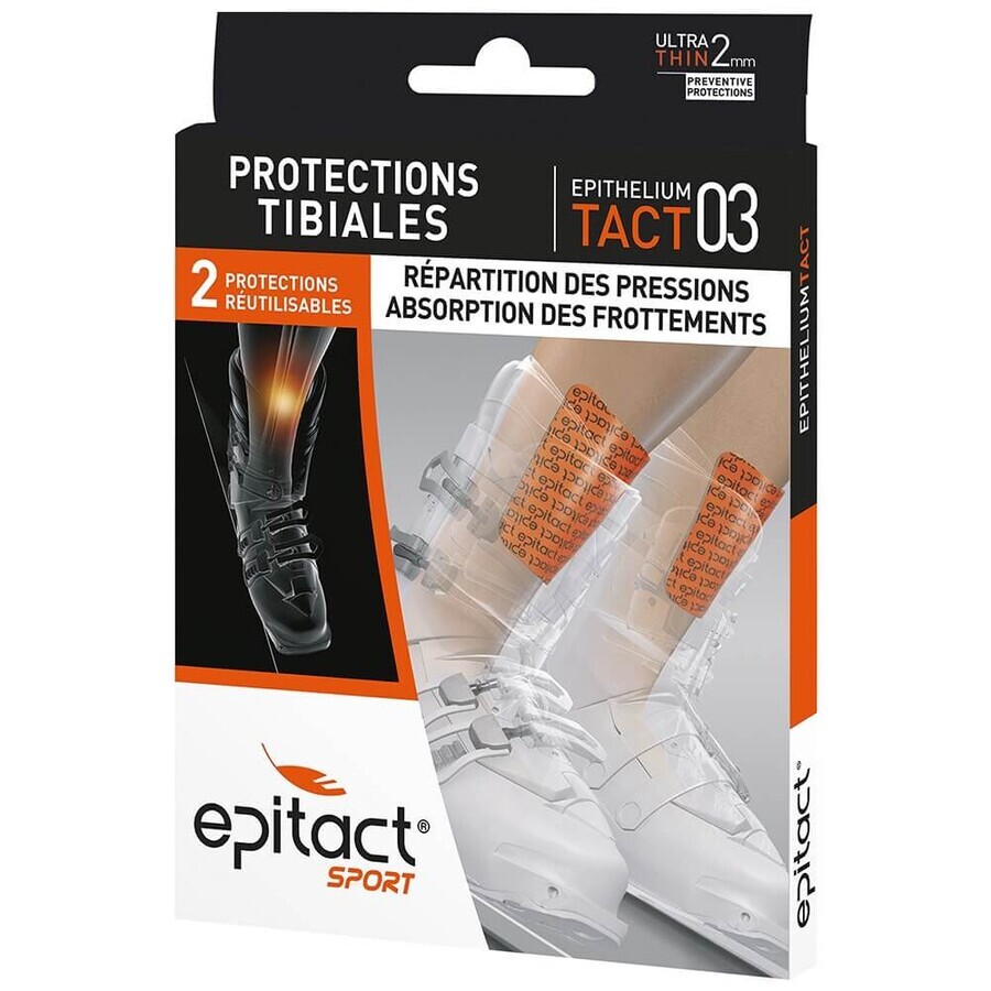 Epitact Sport Protections Tibiales Epithelium Tact 03 X2