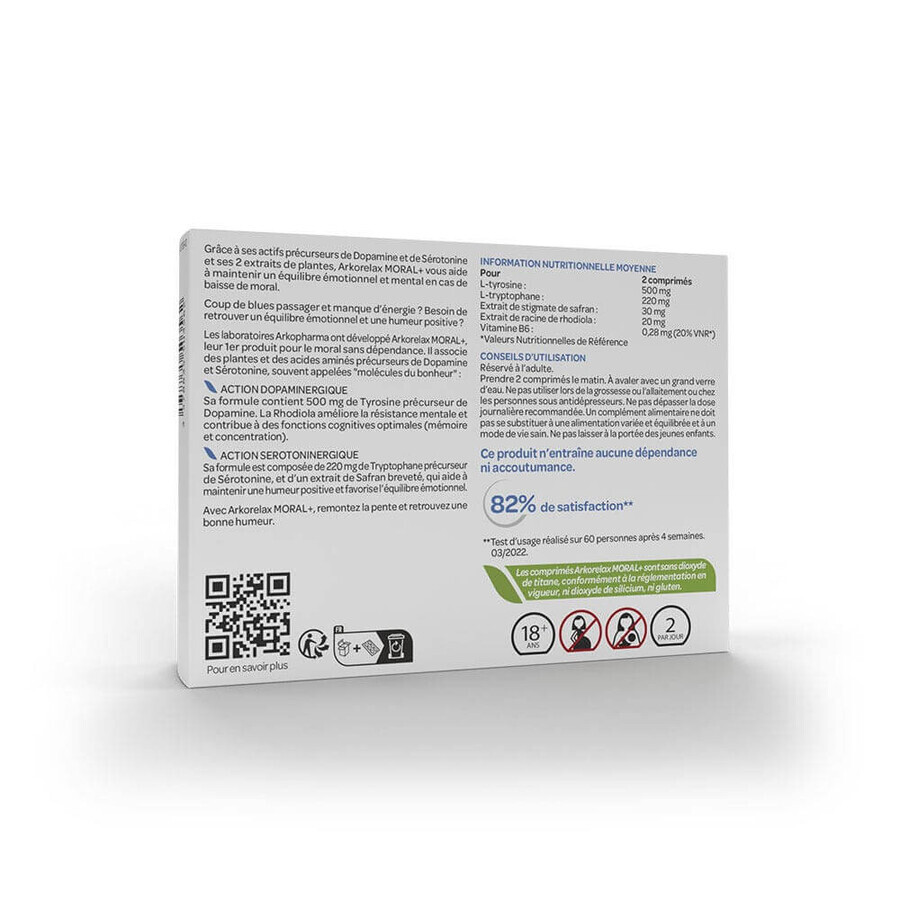 Arkopharma Arkorelax Moral+ 30 Tablets