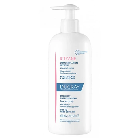 Ducray Ictyane Crema Nutritiva Emoliente Pieles secas a muy secas 400ml