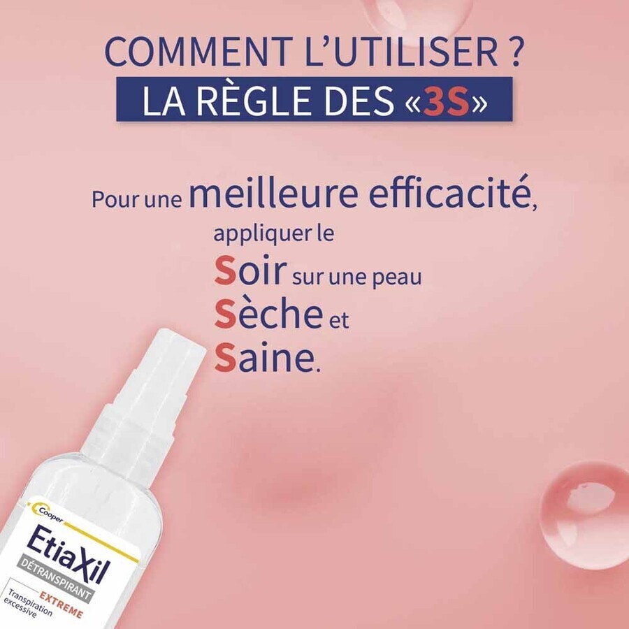 Etiaxil Spray Déodorant Détranspirant Aisselles Mains Pieds Torse 30ml Etiaxil Spray Déodorant Détranspirant Aisselles Mains Pieds Torse 30ml
