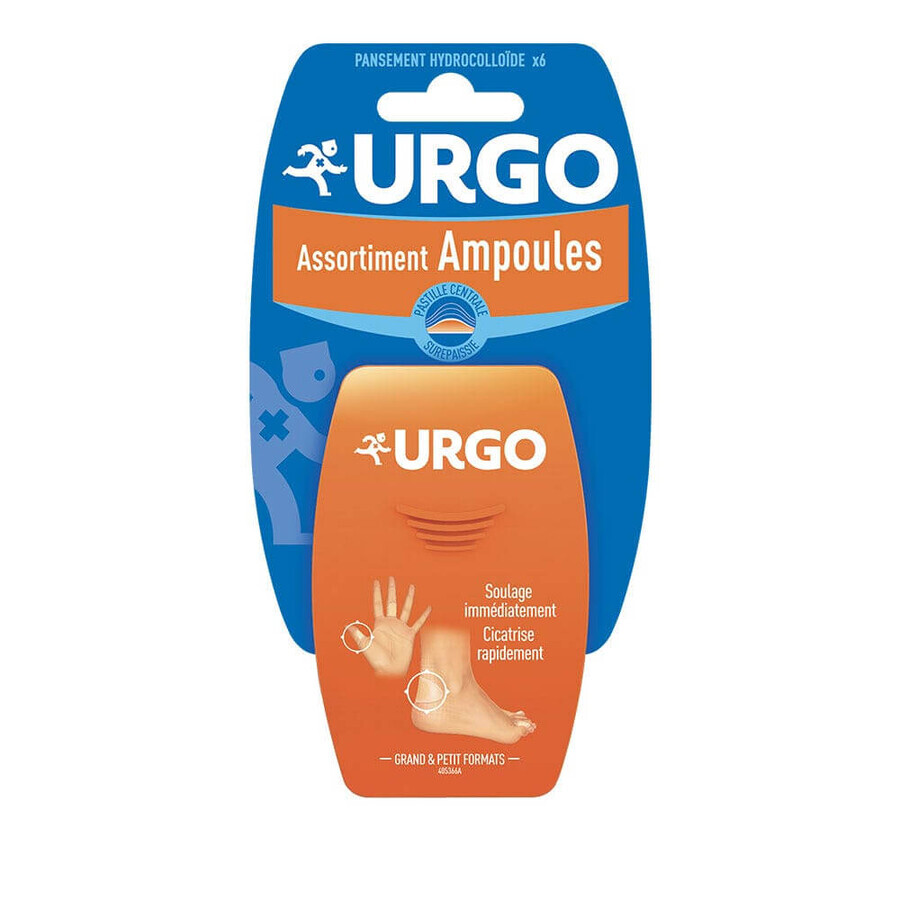 Urgo 6 Verbanden voor kleine en grote blaren