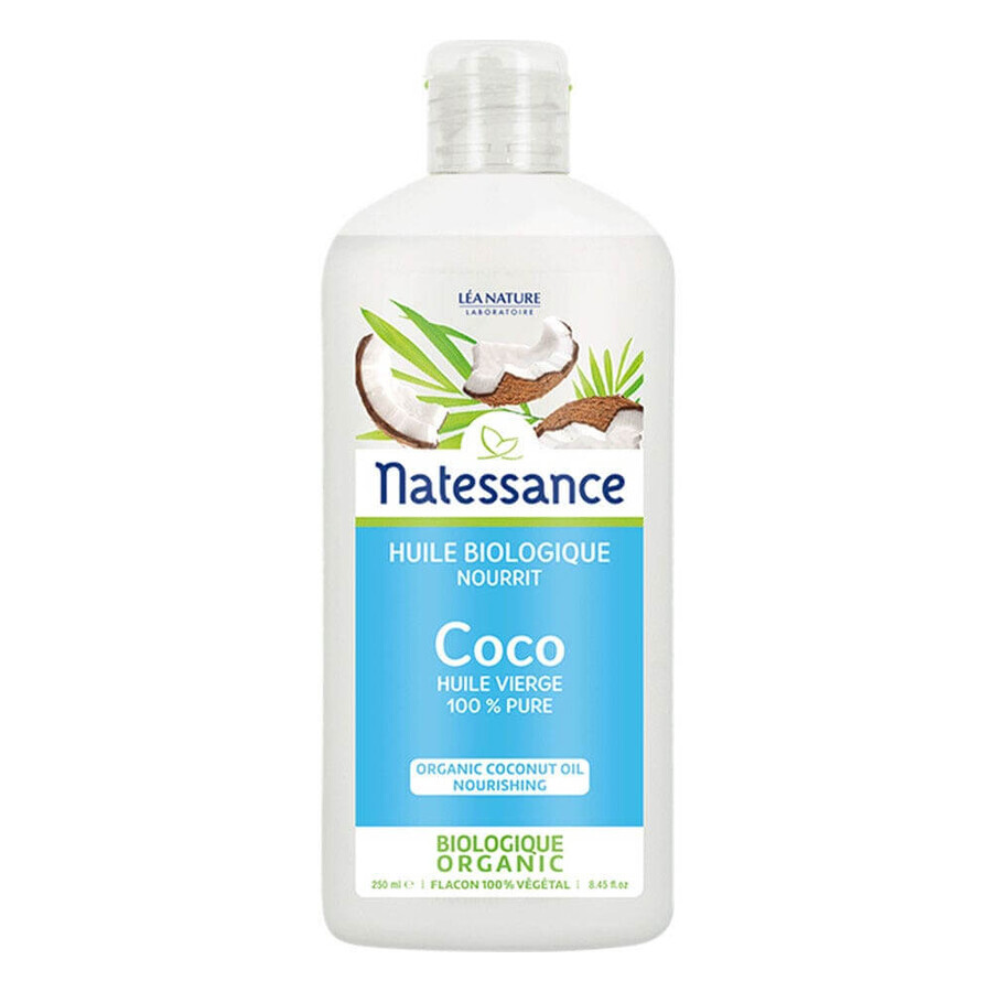 Natessance 100% Pure Organische Kokosolie 250ml