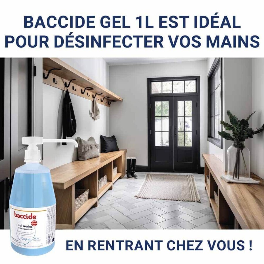 Baccide Gel de Manos Sin Aclarado 1L