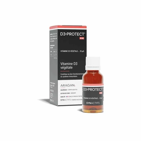 Aragan Synactifs D3 Protect vitamina D3 de origen vegetal 20ml