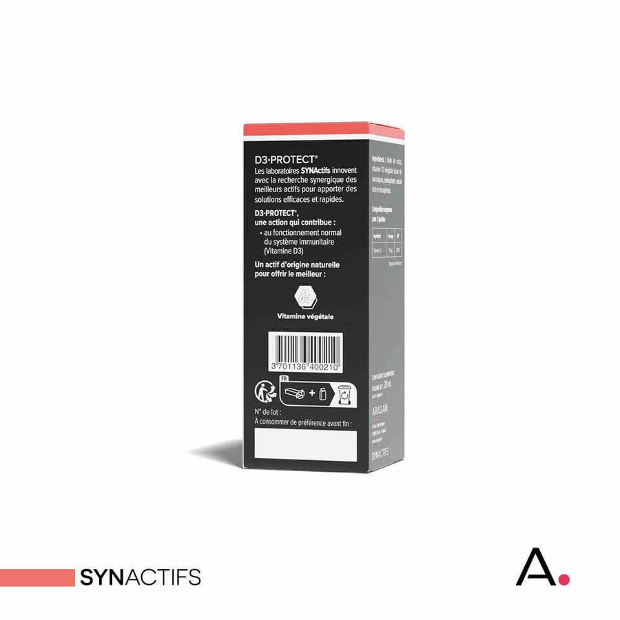 Aragan Synactifs D3 Protect pflanzliches Vitamin D3 20ml