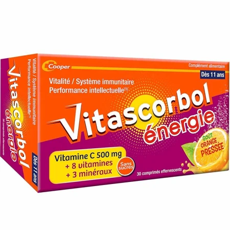 Vitascorbol Energy Orangensaft 30 Brausetabletten