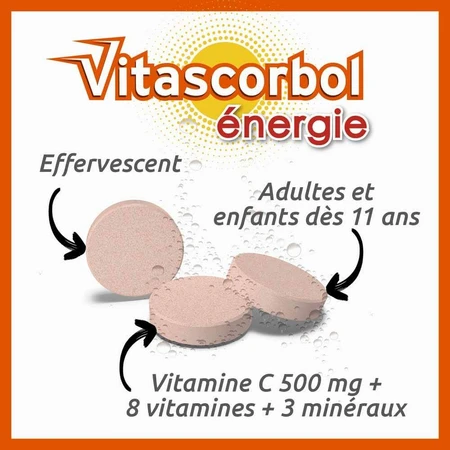 Vitascorbol Energy Orangensaft 30 Brausetabletten