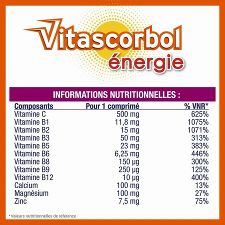 Vitascorbol Energy Orangensaft 30 Brausetabletten