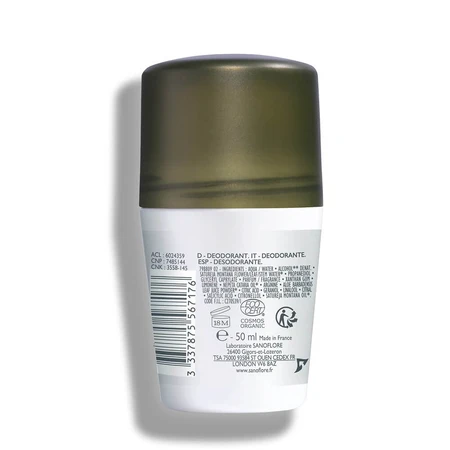 Sanoflore Deodorants Roll-on Citrus efficacité 24h certifié bio 50ml