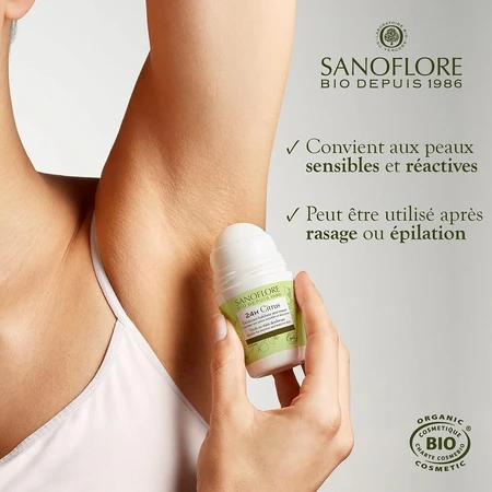 Sanoflore Deodorants Roll-on Citrus efficacité 24h certifié bio 50ml