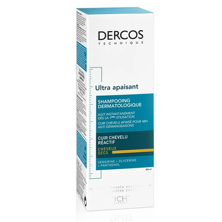 Vichy Dercos Ultra Soothing Shampoo for Dry Hair 200 ml
