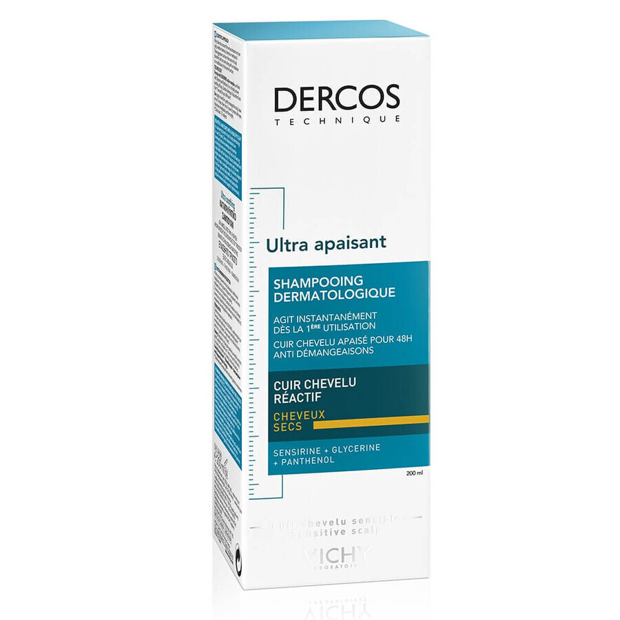 Vichy Dercos Ultra Soothing Shampoo für trockenes Haar 200 ml Vichy Dercos Ultra Soothing Shampoo für trockenes Haar 200 ml