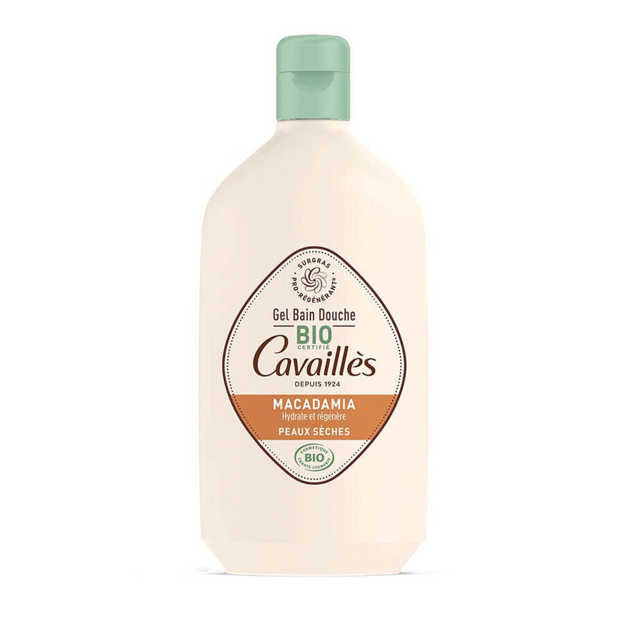 Cavaillès Bad en Douche Reinigingsgel met Macadamia Olie Bio Gevoelige Huid 400ml