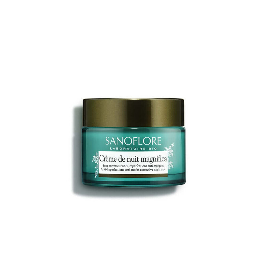 Sanoflore Magnifica Night cream with organic essential oils Oily skin with acne tendency 50ml