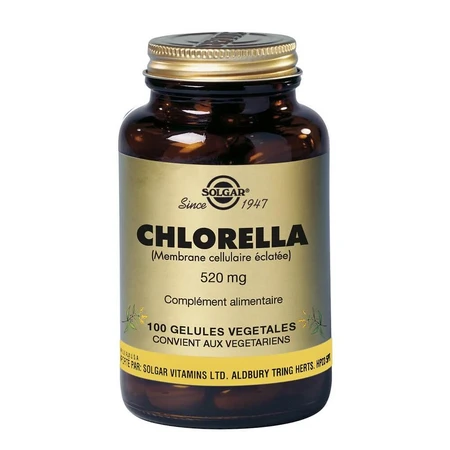 Solgar Chlorella 100 Entgiftung Beseitigung von Giftstoffen 100 pflanzliche Gelatine