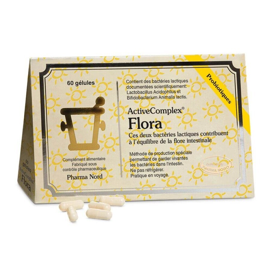 Pharma Nord ActiveComplex Flora Equilibre de la flore intestinale 60 gélules
