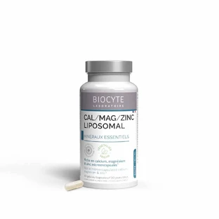 Biocyte Health Cal/mag/zink liposomaal 60 Gelules