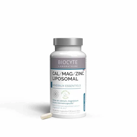 Biocyte Health Cal/mag/zinc liposomal 60 Gelules