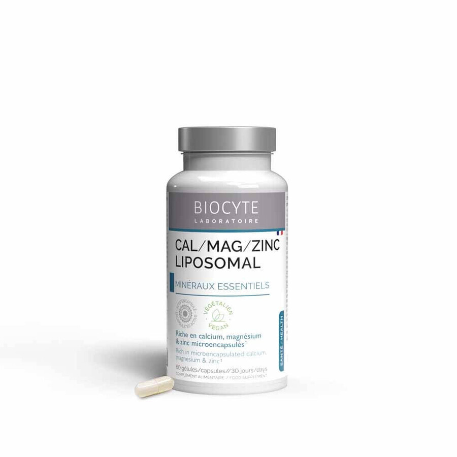 Biocyte Health Cal/mag/zinc liposomal 60 Kapseln