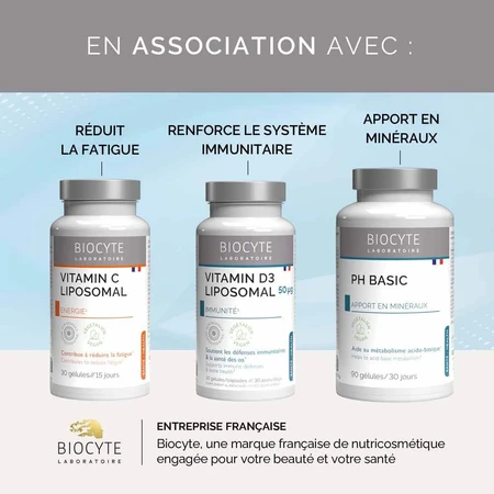 Biocyte Health Cal/mag/zinc liposomal 60 Gelules