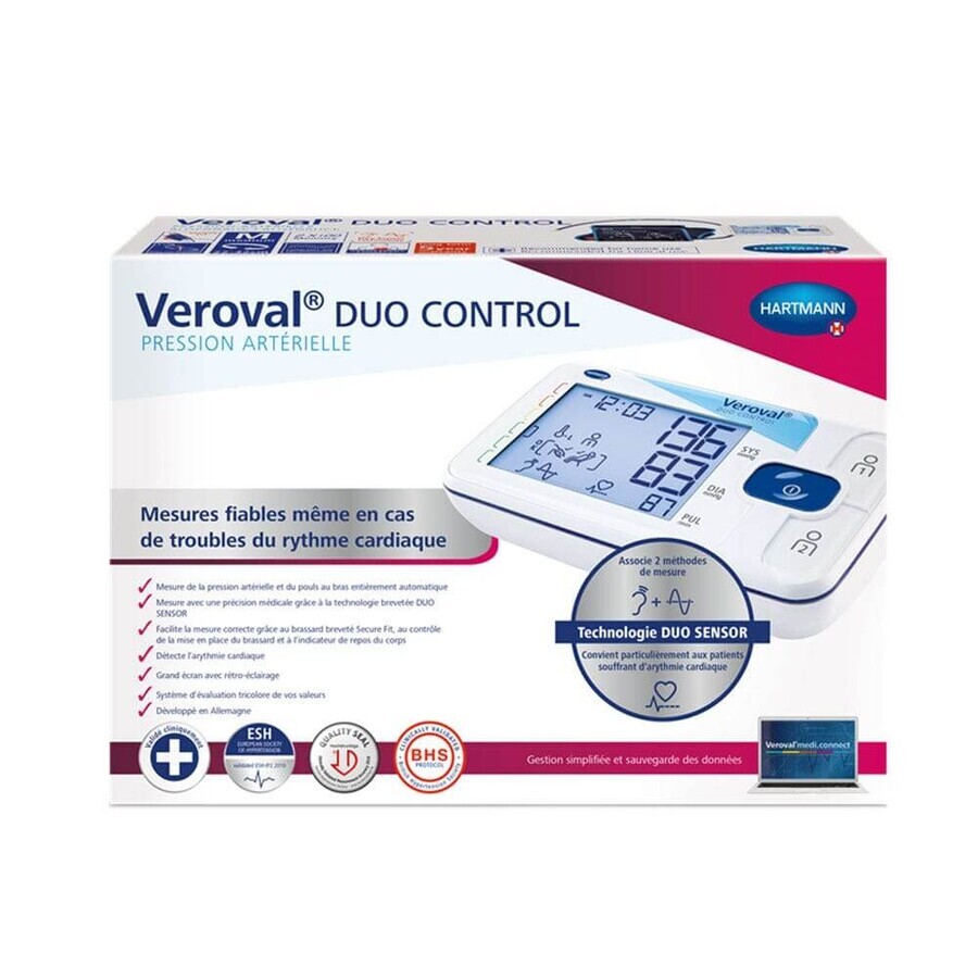 Hartmann Veroval Duo Control arm blood pressure monitor