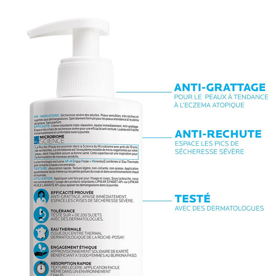 La Roche-Posay Lipikar Creme Ap+M 400 ml La Roche-Posay Lipikar Creme Ap+M 400 ml