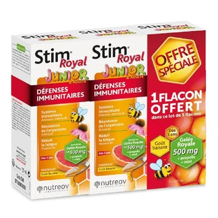 Nutreov Stim Royal Immuun Defensie Junior 3x125ml