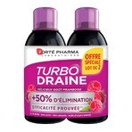 Forté Pharma TurboDraine Drenante snellente e depurativo gusto lampone 2x500ml Forté Pharma TurboDraine Drenante snellente e depurativo gusto lampone 2x500ml