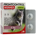 Frontline Frontcontrol Wormer Vermifuge Pour Chat 1 Comprimé par 4kg x2