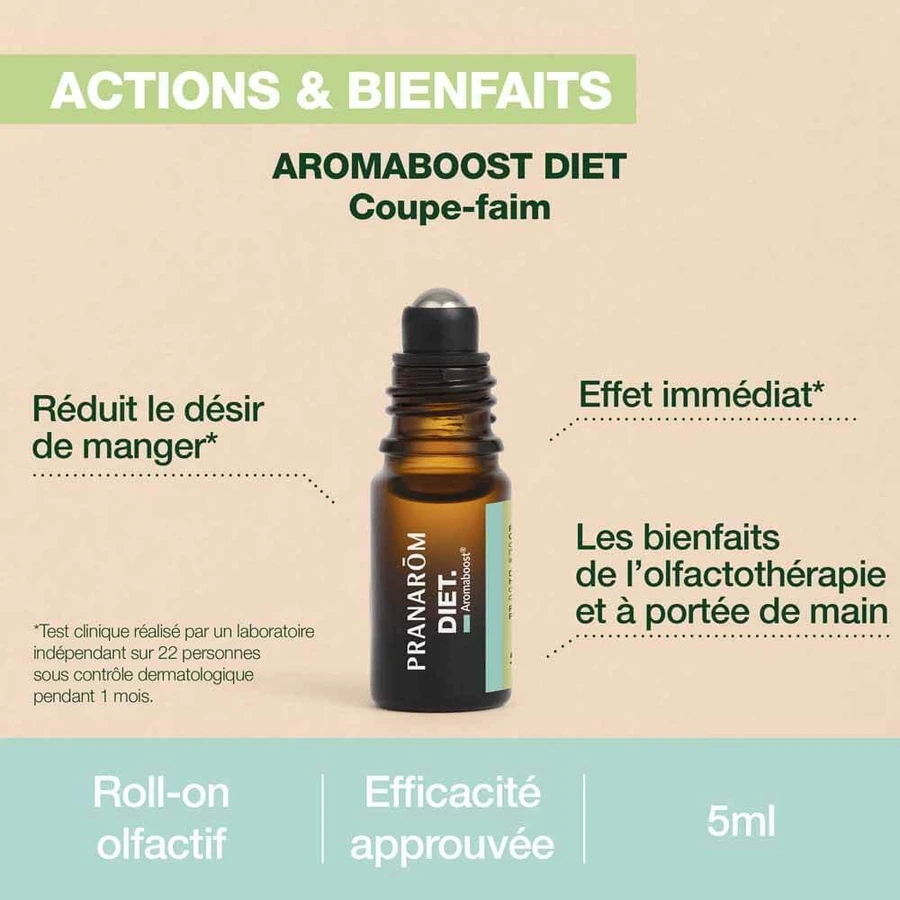 Pranarôm Aromaboost Roll-On Bio Diet 5ml