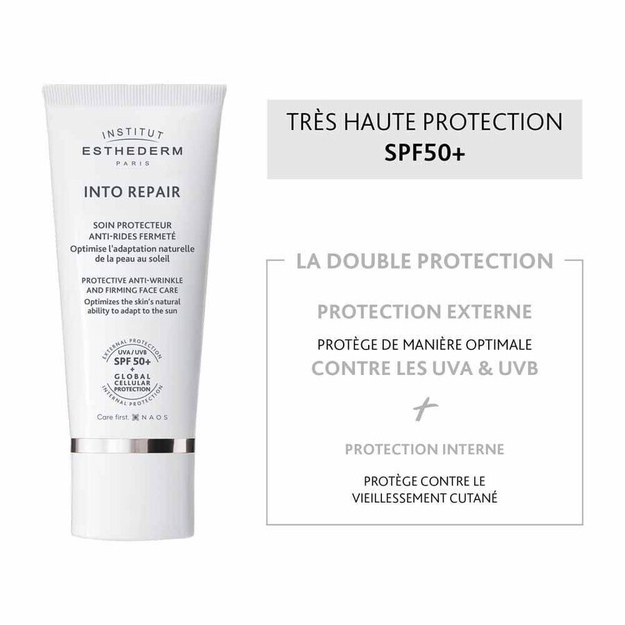 Institut Esthederm Into Repair Protective Anti-Wrinkle Firming Treatment SPF50+ 50ml