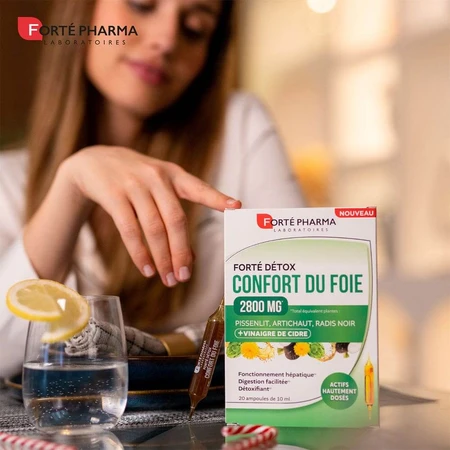 Forté Pharma FortéDétox Confort du Foie 2800 MG 20 ampoules