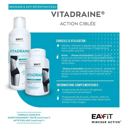 Eafit Bebida Vitadraine 500ml