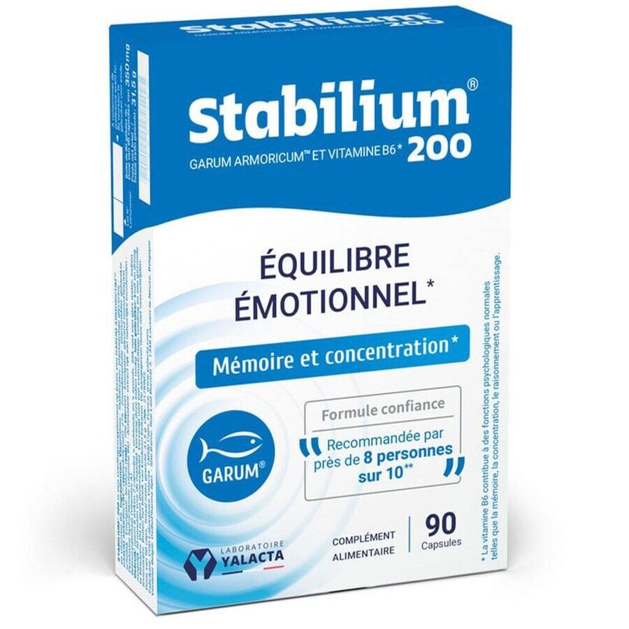 Yalacta Stabilium 200 Garum Armoricum en Vitamine B6 90 Capsules