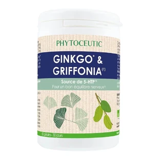 Fitocéutico Ginkgo y Griffonia bio 60 cápsulas
