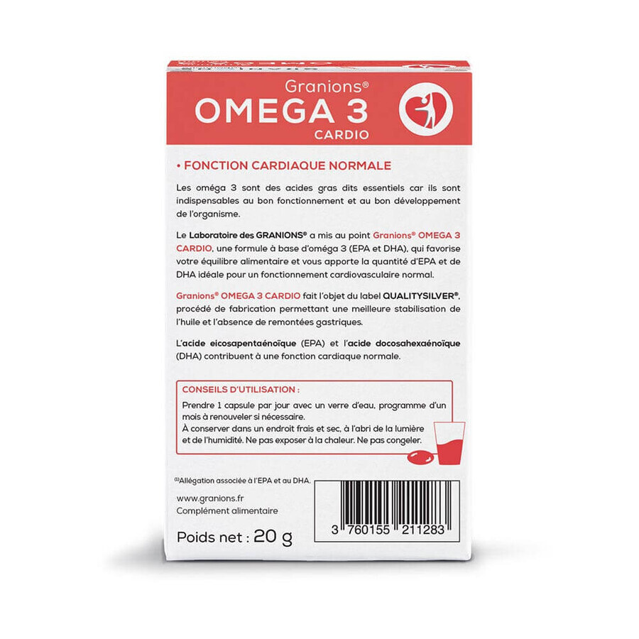 Granions Omega 3 Cardio 30 Capsules