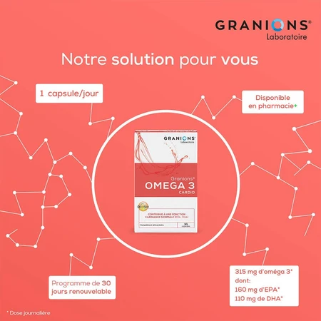 Granions Omega 3 Cardio 30 Capsules