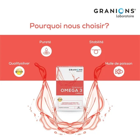 Granions Omega 3 Cardio 30 Capsules